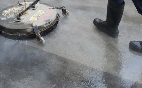 concrete cleaning